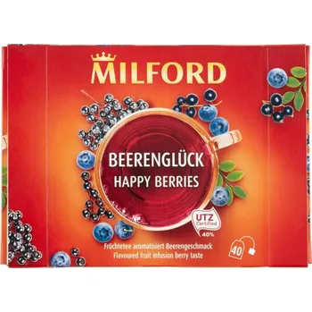 Sušené ovoce Milford Ovocný čaj s bobulovitým ovocem (40ks)