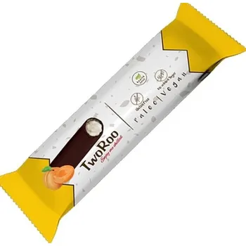 Žvýkačka TwoRoo Bezlepková meruňková citrónově vanilková tyčinka v hořké čokoládě se sladidlem (30g)
