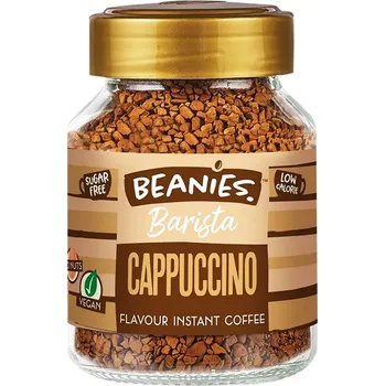 Káva Beanies Barista Rozpustná káva s příchutí cappuccino (50g)