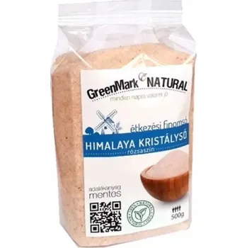 Kuchyňská sůl GreenMark Natural Himálajská sůl růžová jemná (500g)