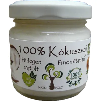 Naturpolc 100% Kokosové máslo za studena lisované, nerafinované (100ml)
