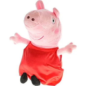 plyšák Peppa Pig - Pepina/Tom plyšoví 20cm 6druhů 0m+ Barvy: červená