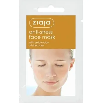 Pleťová maska Ziaja Antistresová pleťová maska se žlutým jílem (7ml)