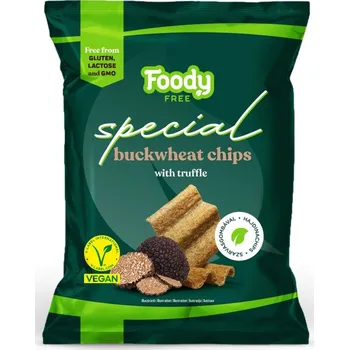 Chips Foody Free Special Bezlepkový Pohankový chips s lanýžem (45g)