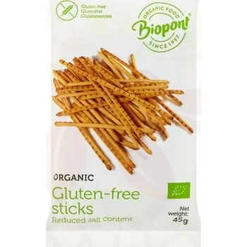 Chips Biopont Bio Bezlepkové tyčinky slané (45g)