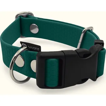 Obojek pro psa Voděodolný obojek Woofit Start: Tmavě zelený