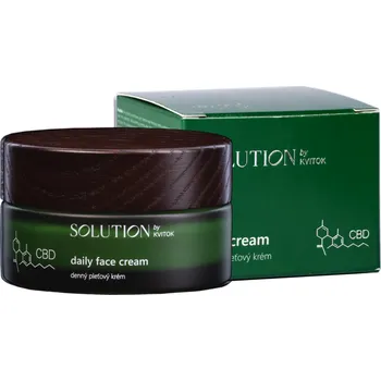 Kvitok Solution Konopný pleťový krém - denní (30 ml) - silné regenerační účinky