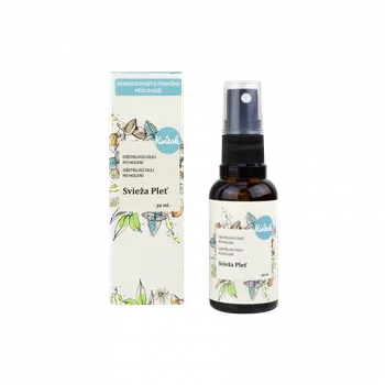 Kvitok Uklidňující olej po holení Svěží pleť (30 ml) - se svěží bylinkovou vůní