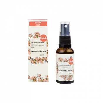 Kvitok Květová voda - damašská růže BIO 30 ml - univerzální využití