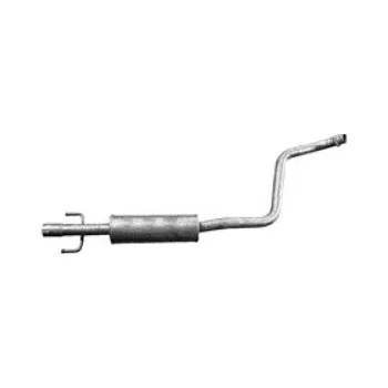 Střední díl výfuku Výfuk - střední tlumič - díl výfuku (26.107)