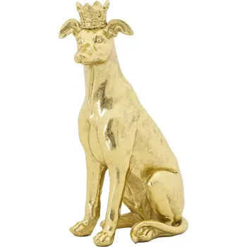 Dekorativní soška Dog 33 cm zlatá