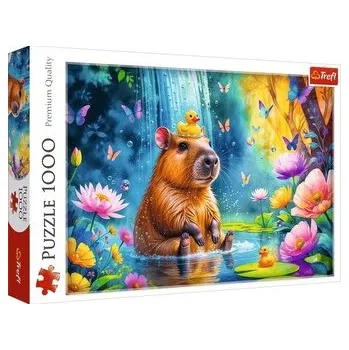 Puzzle Trefl Puzzle 200 Kapybara, věk: 7+