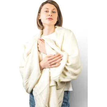 deka Pashmii 100% Kašmírová deka přírodní Rozměry: Standardní (140x200cm)