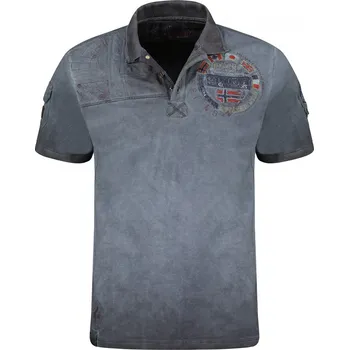 Pánské tričko GEOGRAPHICAL NORWAY polokošile pánská KINFLAT MEN M tmavě modrá