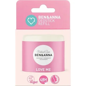 Ben & Anna Refill deodorant (40 g) - Love Me - náhradní náplň do aplikátoru