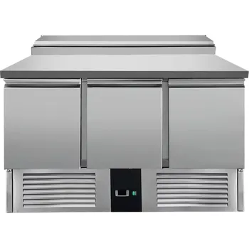 vasegastro Saladeta / přípravný stůl - 1,36 x 0,7 m - se 3 dveřmi