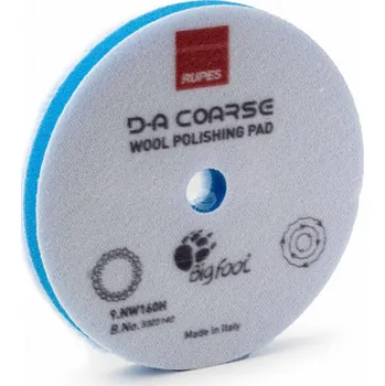 Dílna Řezný kotouč z vlny Rupes BigFoot D-A COARSE Wool (160 mm)