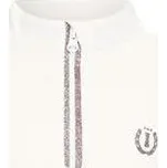 Dětské závodní triko IRH Arly SS 2025, bílé vel. 176