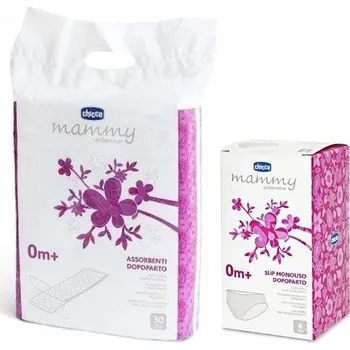 Oblečení a móda Chicco CHICCO Vložky poporodní 30 ks + kalhotky jednorázové po porodu, 4 ks, vel.4
