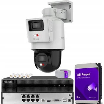 Bezpečnostní kamera Sada pro IP Monitoring: Otočná kamera 4MPx + 4MPx HiLook od Hikvision