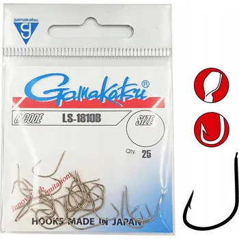 Rybářský háček Háčky na vodu, plovoucí, s protihrotem Gamakatsu 1810B 25 ks