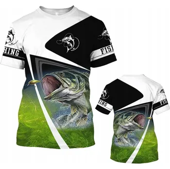 Pánská móda Pánské rybářské tričko s potiskem Dárek pro rybáře - velikost S