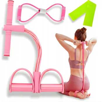 EXPANDÉR GUMA NA CVIČENÍ BŘICHA PROTAHOVÁNÍ ODPOROVÁ PÁSKA TRÉNINKOVÁ SADA