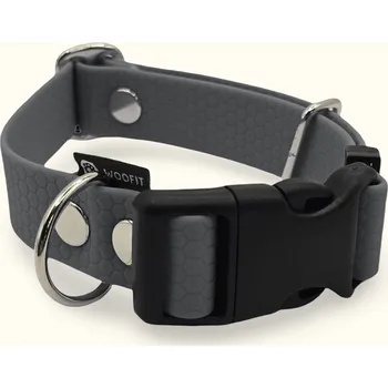 Obojek pro psa Voděodolný obojek Woofit Start: Šedý