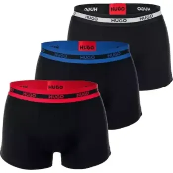 Pánské spodní prádlo Hugo Boss 50492375 Boxer 3 PACK černé