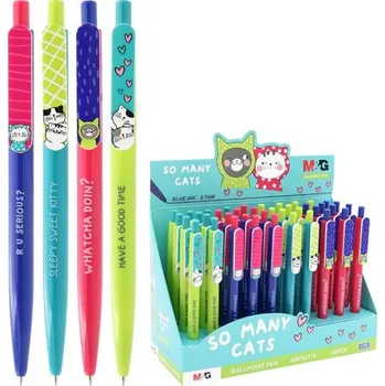 Pero kuličkové M&G So Many Cats! 0,7 mm