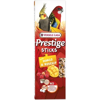 Pro ptáka Tyčinky Versele-Laga Prestige velký papoušek s mangem a šípkem 140g 2ks -KS