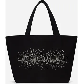Módní doplněk TAŠKA KARL LAGERFELD K/ESSENTIAL LOGO RH SHOPPER BLACK