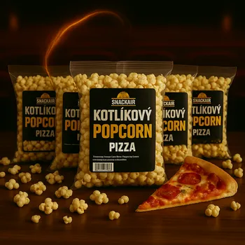 Karnevalový doplněk SnackAir Popcorn PIZZA (párty balík) 5 x 2 l