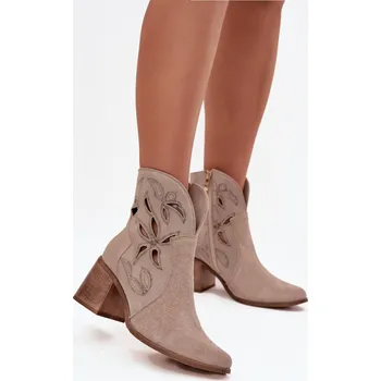 Dámská zimní obuv Boty na podpatku model 222962 Step in style 38