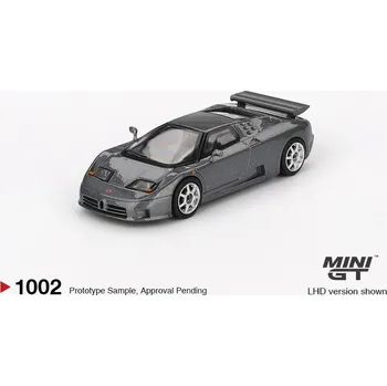 autíčko BUGATTI EB110 SUPER SPORT- šedá - 1:64 -Mini GT - blister