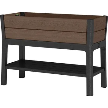 Květináč Květináč Keter Darwin Elevated Pro hnědý, 612078