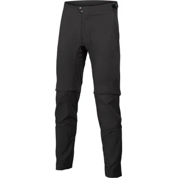 Cyklistické kalhoty Kalhoty ENDURA GV500 Zip Off Black - M