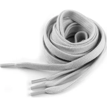 Tkaničky do bot Bavlněné tkaničky do bot / tenisek / mikin délka 130 cm, malé, 8 (8102) šedá světlá