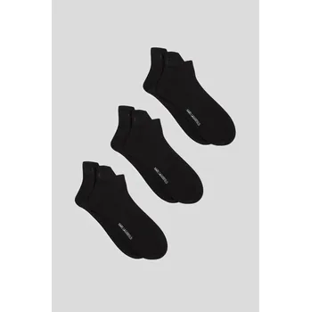Dámská móda PONOŽKY KARL LAGERFELD K/KAMEO LOGO SNEAKER SOCK 3P BLACK