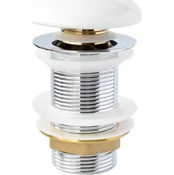 Besco Umyvadlová výpusť clic-clac Cera-Line II, bílá, OUCP-KK-B