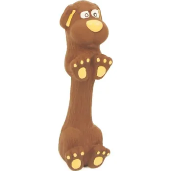 Hračka pro psa Juko Latexová hračka s pískadlem - jezevčík malý 13 cm