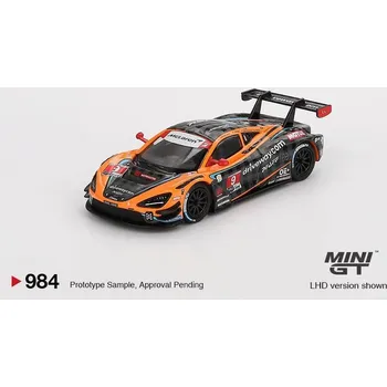 autíčko McLaren 720S GT3 Evo Pfaff Motorsports 2024 IMSA Daytona 24 Hr. - oranžová - 1:64 - Mini GT