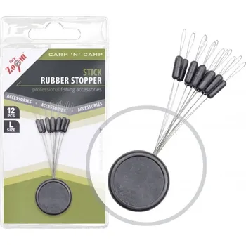 Carp Zoom Zarážka Stick Rubber Stopper - 12 ks/vel.M