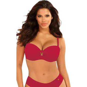 Dámské plavky PLAVECKÝ KOSTÝM TIGER 8 - S730 červená 36C