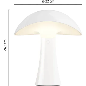 Venkovní osvětlení Louis Poulsen LED stolní lampa Rumee 220, bílá, IP44 1 x 2 W LED - Doprava zdarma