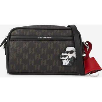 Kabelka KABELKA KARL LAGERFELD IKON MONOGRAM CC SLIM CMB BROWN-KL MONO