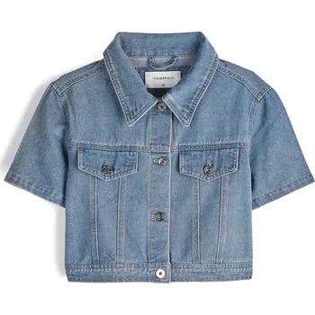 Dámská větrovka GATE Zkrácená denimová bunda s krátkým rukávem 38 225-1282/72