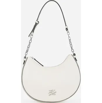 Kabelka KABELKA KARL LAGERFELD K/AUTOGRAPH MD HALFMOON SHB OFF WHITE