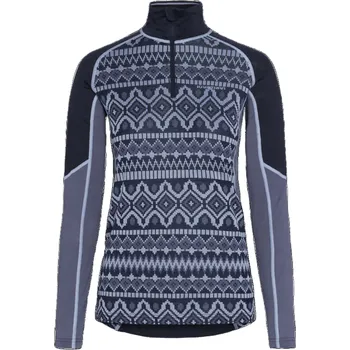 Dámská funkční mikina Kari Traa Malia Hz Velikost: L / Barva: modrá