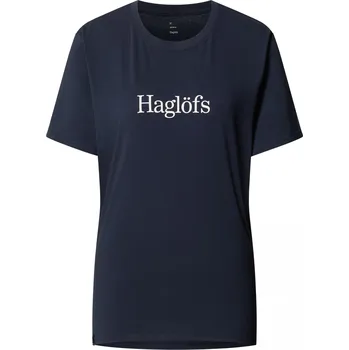 Dámské tričko Dámské bavlněné triko Haglöfs Outsiders - tmavě modrá Velikost: M